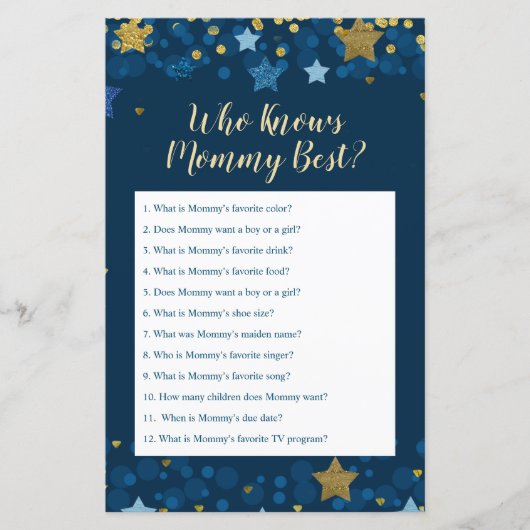 ママを知る月の赤ん坊のシャワー最高の (正面)