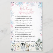 ママを知る森の冬の動物の最高の姿 (正面)