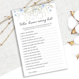 ママを知る青いコーンフラワーの赤ちゃん最高のシャワー