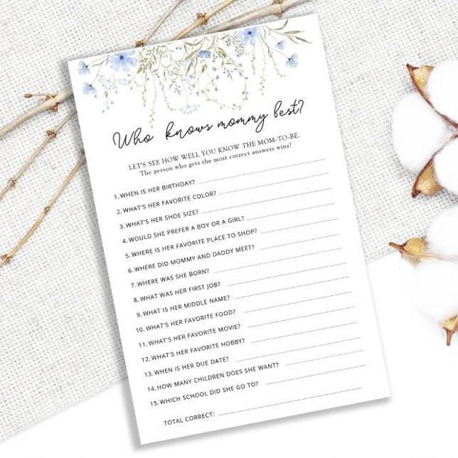 ママを知る青いコーンフラワーの赤ちゃん最高のシャワー (クリエイターアップロード済み)