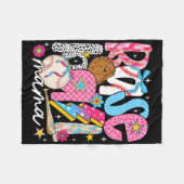 ママを販売コケット弓ゲーム日ママを販売D フリースブランケット (正面(横))