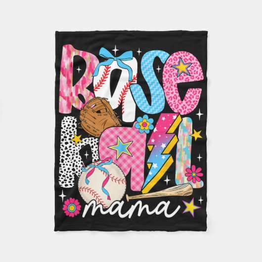 ママを販売コケット弓ゲーム日ママを販売D フリースブランケット (正面)