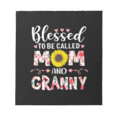 ママアンドグラニーフローラ誕生日 ノートパッド (正面)