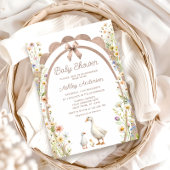 ママアンドリトルゴスリングベビーシャワー招待状 招待状