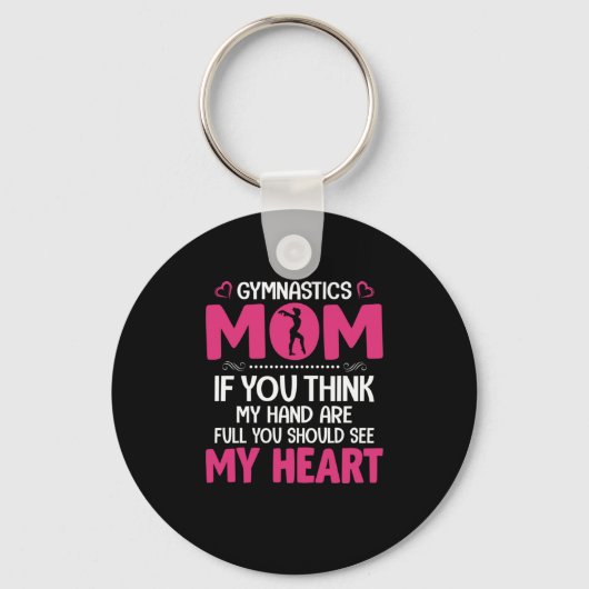 ママアート体操ママ キーホルダー (正面)