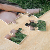 ママイズマイベスティーフォト引用文レタリングオーバーレイ ジグソーパズル (側面)