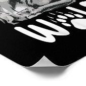 ママウルフワイルドラバーママ母の女性 ポスター (角)