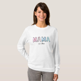 ママエストベーシック長袖 Tシャツ