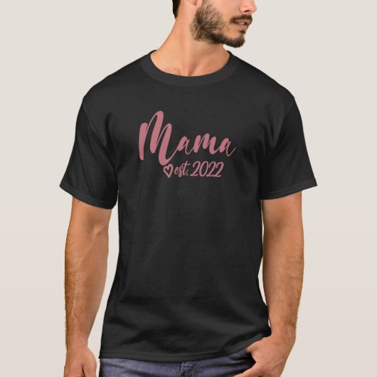 ママエスト2022新しいママ母Sデイ女性ダディーマット Tシャツ (正面)