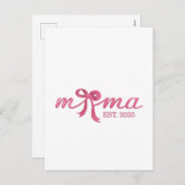 ママエスト2025ホットピンクボウコケットマザーデイ シーズンポストカード (正面/裏面)