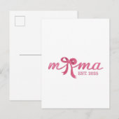 ママエスト2025ホットピンクボウコケットマザーデイ 案内ポストカード (正面/裏面)