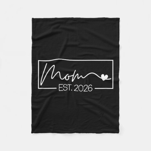 ママエスト。2026期待ベビー2026母2026新しい母 フリースブランケット (正面)