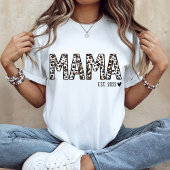 ママエストTシャツヒョウ柄カスタムMama Est トライブレンドＴシャツ