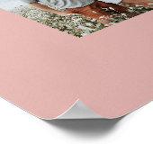 ママエレガントピモダンクミニマル写真コラージュ ポスター (角)