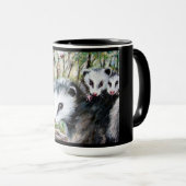 ママオポッサムとベビーマグ マグカップ (正面右)