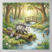 ママオポッサムと子どもの寝室 ポスター (正面)