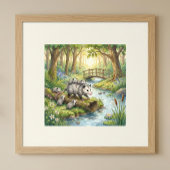 ママオポッサムと子どもの寝室 ポスター