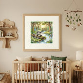 ママオポッサムと子どもの寝室 ポスター