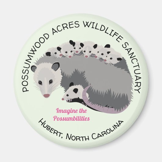 ママオポッサムマグネット マグネット (正面)