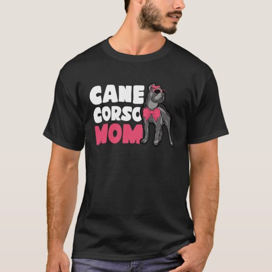 ママオーナーケーンコルソ女性サングラスノット Tシャツ (正面)