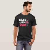 ママオーナーケーンコルソ女性サングラスノット Tシャツ (正面フル)