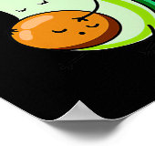 ママカおもしろいドアボカド愛好家マザーズデイ ポスター (角)