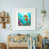 ママカイセッカと稚魚の保育園 ポスター