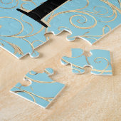 ママカスタムフォトコラージュ6写真スクエア ジグソーパズル (側面)