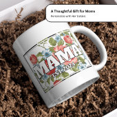 ママカスタムフローラマグカップ – ママへの贈り物 コーヒーマグカップ