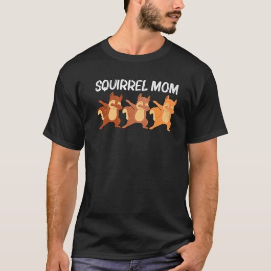 ママカッコいいのためのリスの芸術Mama Chipmunk Prairie Fu Tシャツ (正面)