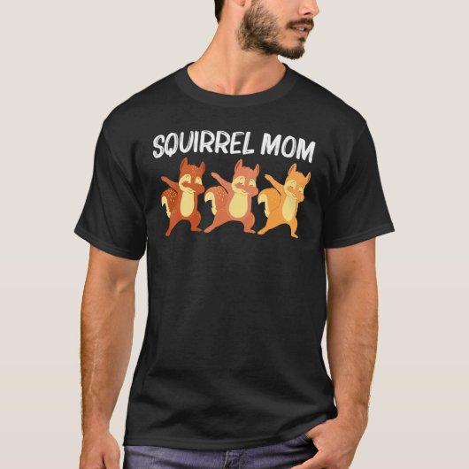 ママカッコいいのためのリスの芸術Mama Chipmunk Prairie Fu Tシャツ (正面)