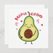 ママカドアボカドムターシュヴァンゲルシャフムッタタグ 招待状 (正面/裏面)