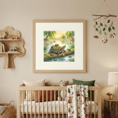 ママカメと子ガメのゆりかご ポスター