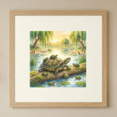 ママカメと子ガメのゆりかご ポスター