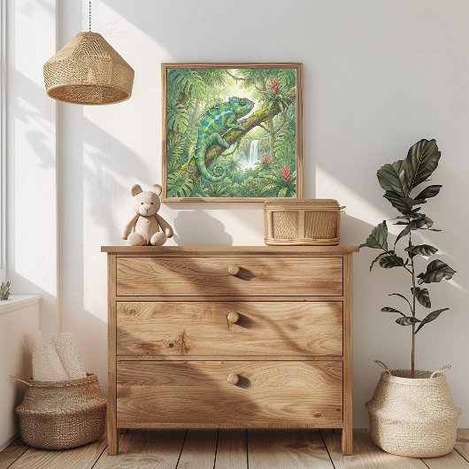 ママカメレオンと赤ちゃんの保育園 ポスター