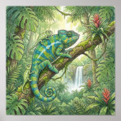 ママカメレオンと赤ちゃんの保育園 ポスター (正面)