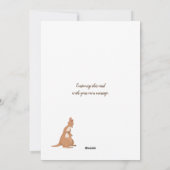 ママカンガルーフラットホリデーカード シーズンカード (裏面)