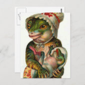 ママガエルベビーカエル ポストカード (正面/裏面)