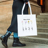 ママガーデンパーソナライズされたキッズ名マママザーズ・デイ トートバッグ