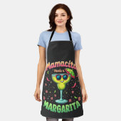 ママキタニーズMargarita Cinco De Mayoパーティー エプロン (着用した状態)
