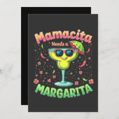ママキタニーズMargarita Cinco De Mayoパーティー セーブザデート (正面/裏面)