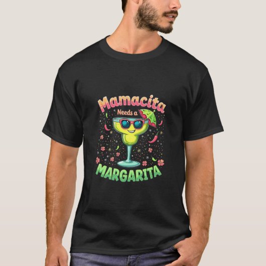 ママキタニーズMargarita Cinco De Mayoパーティー Tシャツ (正面)