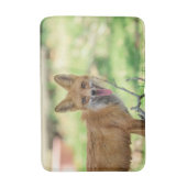 ママキツネインザハドソンバレー バスマット (正面縦)