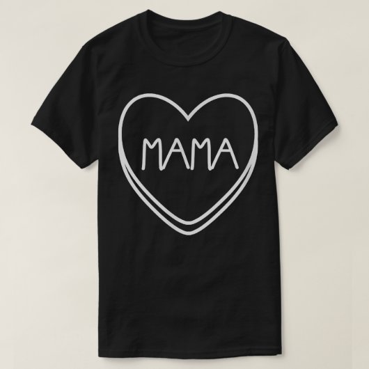 ママキャンディハートバレンタインデー680 Tシャツ (デザイン正面)