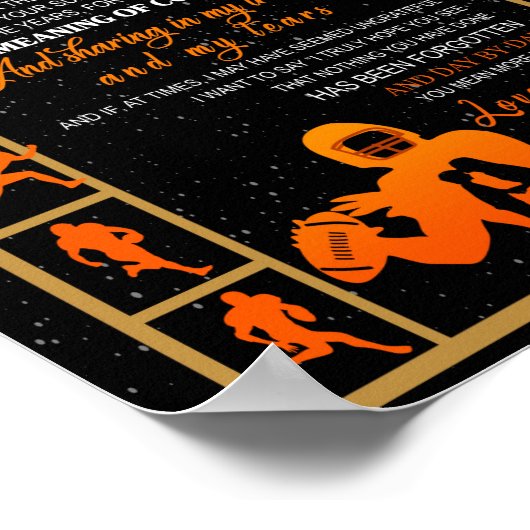 ママギフト |息子さんからの母への愛の手紙 ポスター (角)