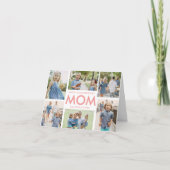 ママギャラリーマザーズデイ誕生日カスタムカラー カード (正面)