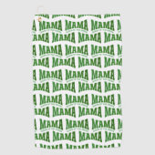 ママクイーンオブザグリーンカスタム女性派 ゴルフタオル (正面)