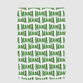 ママクイーンオブザグリーンカスタム女性派 ゴルフタオル