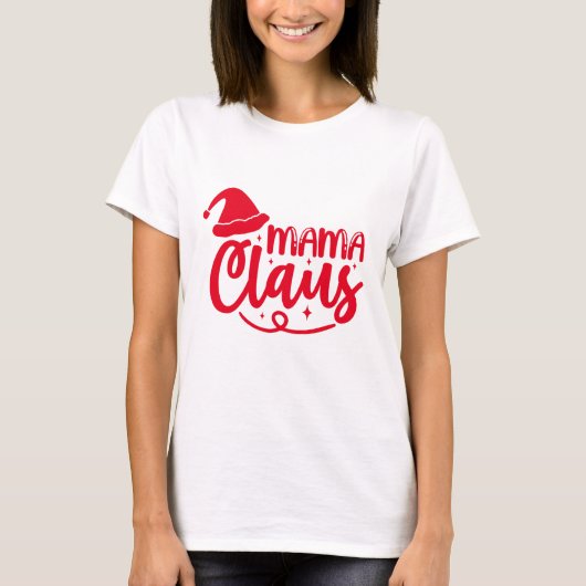 ママクラウス - クリスマス Tシャツ (正面)
