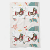 ママクラグジュアリーディアーズテンプレートキッチンタオル キッチンタオル (縦)